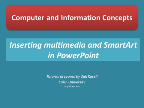 Multimedya, Köprüler Ve Smartart Sunuyu Powerpoint (2010) Ekleme Resim 1
