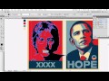 Adobe Illustrator Uygulamasında Obama Umut Poster Stili Oluşturma Resim 3