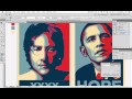 Adobe Illustrator Uygulamasında Obama Umut Poster Stili Oluşturma Resim 4