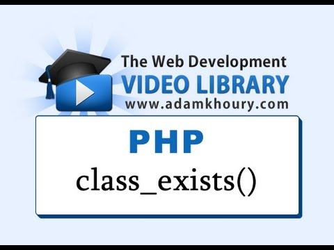 Php Dersleri - Class_Exists() İşlevi Nesne Yönelimli Programlama Oop