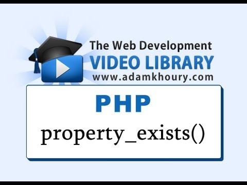 Php Dersleri - Property_Exists() Sınıf Nesne Yönelimli Programlama Oop