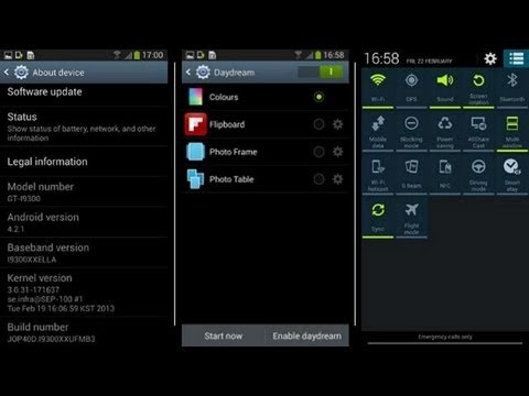 Samsung Galaxy S3 Android 4.2.1 Sızıntısı Güncelleştirmek Resim 1