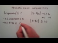 Nasıl Çözmek İçin Bir Mutlak Değeri Eşitsizlik (Örnek 2), Ara Cebir, Ders 52 Resim 3