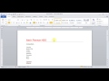 Microsoft Word 2007/2010/2013 Sınav Q & A Pt 1
