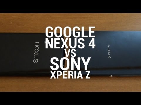 Sony Xperia Z Vs Google Nexus 4 Resim 1