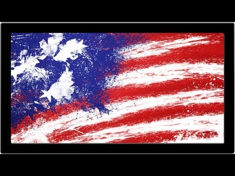 Sütte Kaplı İnsanlardan Bir Amerikan Bayrağı Oluşturmak
