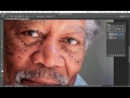 Resim Efekt Leke |  Morgan Freeman |  Adobe Photoshop Eğitimi
