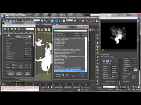 3Ds Max Tutorials, Basit Mürekkep Simülasyon Krakatoa [Hd 720P] İle