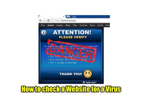 Nasıl Bir Virüs İçin Bir Web Sitesi Kontrol Etmek İçin Resim 1