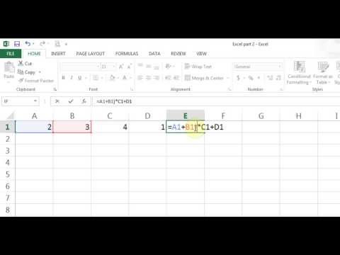Microsoft Excel 2013 Pt 2 (Formül, İşlevler, Dolgu Tutamacını) Resim 1