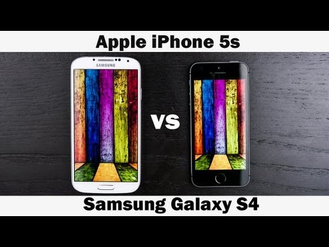 İphone 5'ler Vs Samsung Galaxy S4 Tam In-Depth Karşılaştırma Resim 1