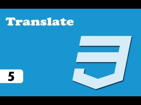 Transformaciones Tr Css3 - 5 - Tercüme