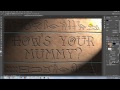 Photoshop: Nasıl Mısır Hiyeroglif Ve Metin Bir Duvara Carve İçin Resim 4