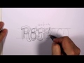 Rebecca Adını Yazmayı Grafiti #47 50 İsim Tanıtım Tasarım