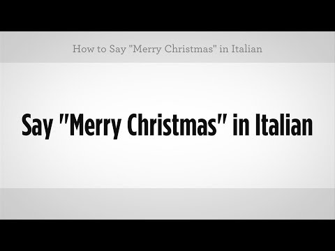Ne Demek "mutlu Noeller" İtalyanca | İtalyan Ders Resim 1