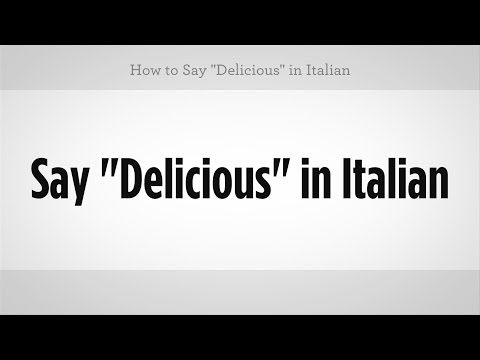 Ne Demek "lezzetli" İtalyanca | İtalyan Ders