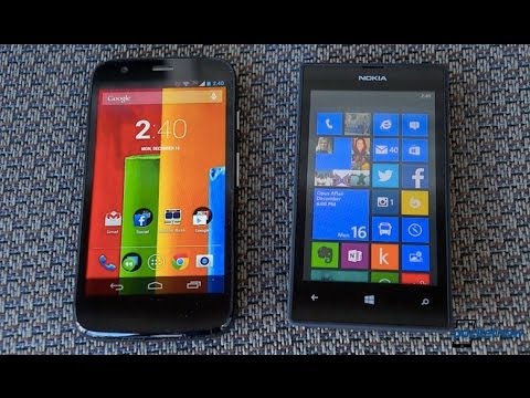 Moto G Vs Lumia 520 Resim 1