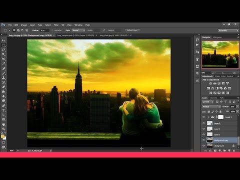 Öğretici Photoshop Manipulasi Gambar: "sunset"