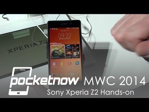 Sony Xperia Z2 Hands - Mwc 2014