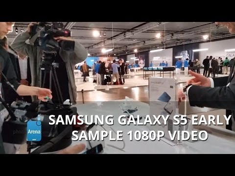 Samsung Galaxy S5 Erken Örnek 1080P Video