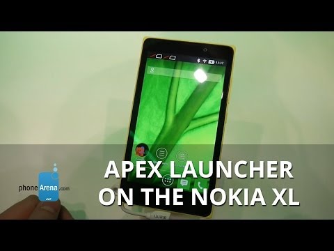 Apex Launcher Android Üzerinde Çalışan Nokia Xl Powered
