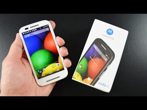 Motorola Moto E: Unboxing Ve Gözden Geçirme