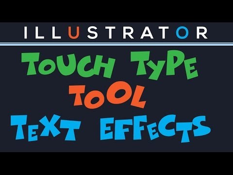 Illustrator Cc - Touch Türü Metin Efektleri Resim 1