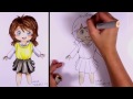 Nasıl Beraberlik Ve Renk Chibi (Copic İşaretleri İle Kız Öğrenci) | Mıt Resim 2