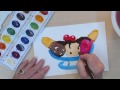 Çocuklar İçin Basit Resim Dersleri | Nasıl Çizmek Ve Muzlu Boya | Cp Resim 4