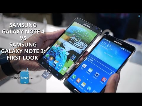 Samsung Galaxy Not 4 Vs Samsung Galaxy Not 3: İlk Bakış