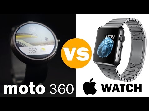 Elma İzle Moto 360 Smartwatch Karşılaştırma Vs