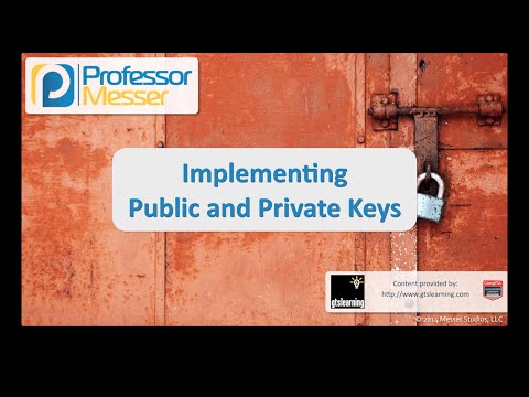 Ortak Ve Özel Anahtarları - Sık Güvenlik + Sy0-401: 6.3 Resim 1