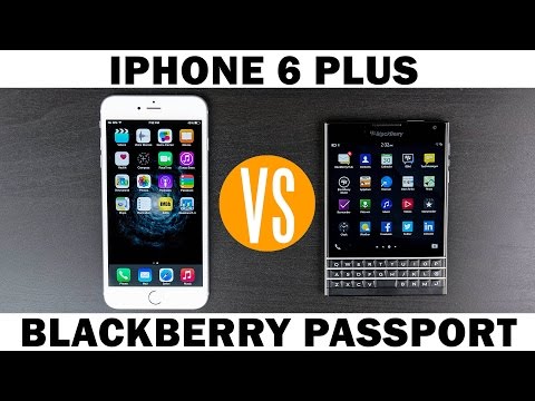 İphone 6 Artı Blackberry Pasaport Tam In-Depth Karşılaştırma Vs Resim 1