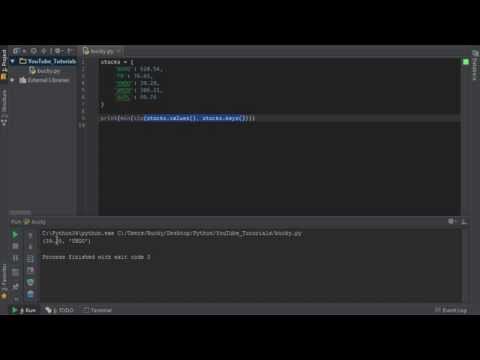 Python Programlama Eğitimi - 41 - Min, Max Ve Sözlükler Sıralama