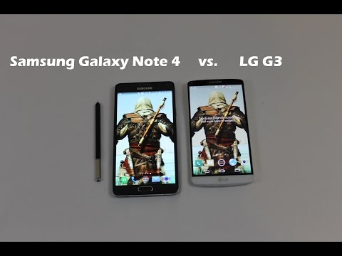 Kapsamlı Savaş: Vid Samsung Galaxy Not 4 Vs Lg G3 Resim 1