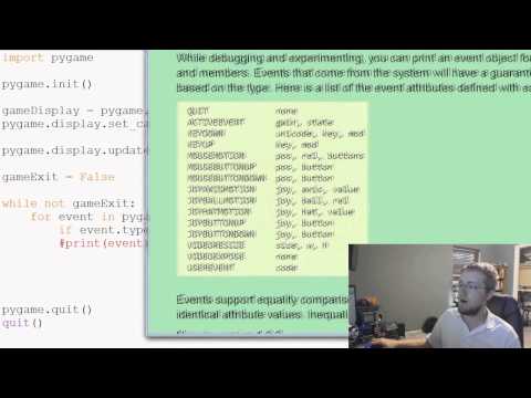 Pygame (Python Oyun Geliştirme) Eğitimi - 4 - Olay İşleme Çıkın