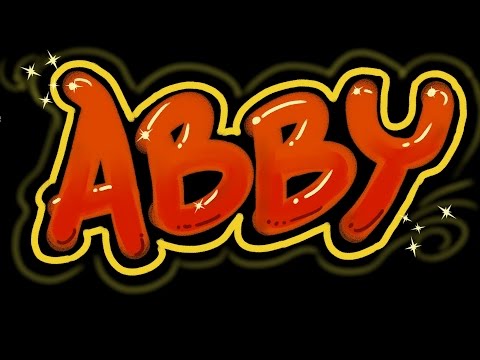 Abby Grafiti Harf - Hızlı Sürümü - Adınızı Almak! Resim 1
