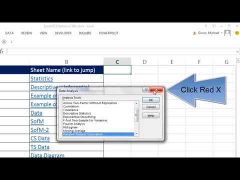 Excel 2013 İstatistiksel Analizi #2: Veri Yüklemek İçin Şaşırtıcı Excel İstatistiksel Araçlar Çözümleme Eklentisi Resim 1
