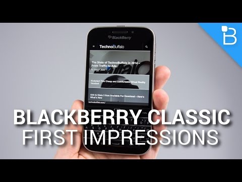 Blackberry Klasik İlk İzlenimler