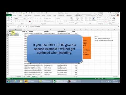 Bay Excel Ve Excelisfun Hile 170: Veri Sütun İçin Önde Gelen Kesme İşareti Ekleyin: Vba Veya Flash Doldurun Resim 1