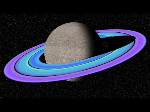 Photoshop: Bölüm 1: Özel Halkalar İle Satürn Derin Uzayda Olun Resim 1