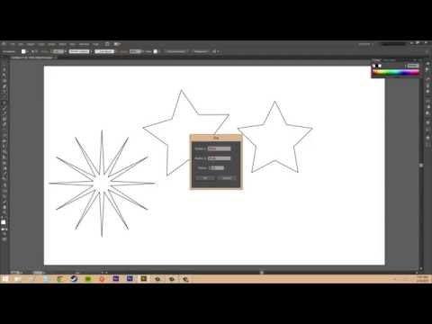 Adobe Illustrator Cs6 Çokgenler Ve Yıldızlar Oluşturma Yeni Başlayanlar - Öğretici 22 - İçin