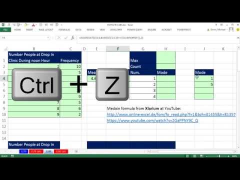 Excel Sihir Numarası 1180: Ortalama, Medyan Ve Frekans Dağılımı Modundan Hesaplamak