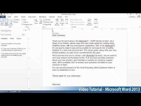 Microsoft Office Word 2013 Öğretici Adım Adım Part04 05 Sekmeler Tarafından Resim 1
