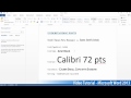 Microsoft Office Word 2013 Öğretici Adım Adım Part03 01 Fontintro Tarafından Resim 3