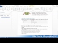 Microsoft Office Word 2013 Öğretici Adım Adım Part08 01 Createtable Tarafından Resim 4