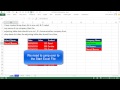 Excel Sihir Numarası 1230: Koşullu Biçimlendirme: Vurgulamak Renk İçeren Tablo Adı Seçildiğinde
