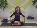 Stres Relief Yoga: Ayak Bileği Stres Rahatlatmak İçin Diz Yoga Pose İçin