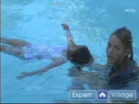 İçin Çocuklara Öğretmek İçin Nasıl Yüzmek : Bir Çocuk Yüzmeye Geri Kaydır Öğretim 