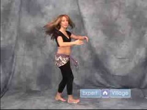 Oryantal Dans Hamle Gelişmiş: 3-Adım Çevirmek Taşımak İleri Göbek Dansı